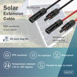 Digitus DK-SCEC64-0030 DK-SCEC64-0030 prodlužovací solární kabel 4 mm² Délka kabelu 3 m