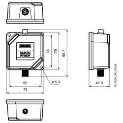 Siemens 6GT2801-4BA10-0AX2 6GT28014BA100AX2 RFID čtečka