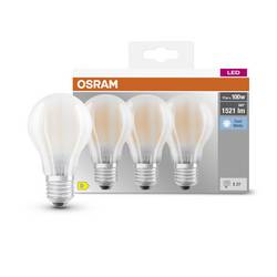 OSRAM HOMELIGHTING 4058075592537 LED Energetická třída (EEK2021) D (A - G) E27 klasická žárovka 11 W = 100 W neutrální bílá (Ø x d) 60 mm x 105 mm 3 ks
