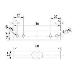Joy-it HX711-40 HX711-40 ADC modul HX711 s 24 kg váhový senzor - 10bitový a/D převodník Kalibrováno dle bez certifikátu