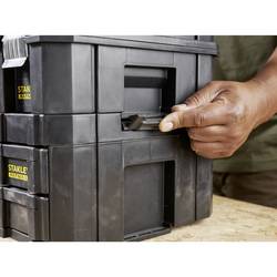 STANLEY Mobile Werkstatt FATMAX TSTAK außen 440x332x326mm, FMST1-71981 kufřík na nářadí, (d x š x v) 44 x 33 x 33 cm