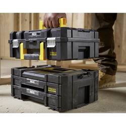 STANLEY Mobile Werkstatt FATMAX TSTAK außen 440x332x326mm, FMST1-71981 kufřík na nářadí, (d x š x v) 44 x 33 x 33 cm