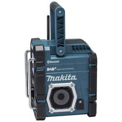 Makita DMR112 DMR112 odolné rádio, DAB+, FM, AUX, Bluetooth, USB, voděodolné, tyrkysová, černá