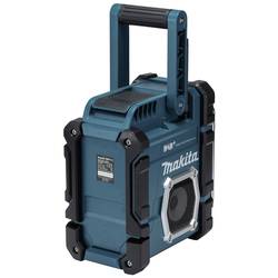 Makita DMR112 DMR112 odolné rádio, DAB+, FM, AUX, Bluetooth, USB, voděodolné, tyrkysová, černá