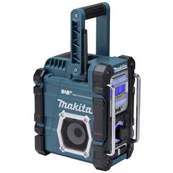 Makita DMR112 DMR112 odolné rádio, DAB+, FM, AUX, Bluetooth, USB, voděodolné, tyrkysová, černá