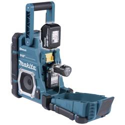 Makita DMR112 DMR112 odolné rádio, DAB+, FM, AUX, Bluetooth, USB, voděodolné, tyrkysová, černá