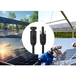 TRU COMPONENTS TC-13805748 prodlužovací solární kabel 6.0 mm² 30 A Délka kabelu 2 m