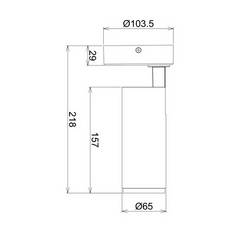 Deko Light 348226 Lucea Stropní svítidlo LED 10.0 W černá