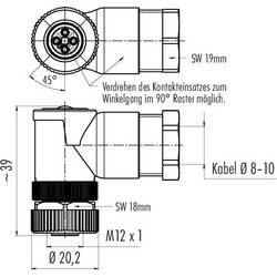 binder 99 0630 58 04 99 0630 58 04-20 kulatý konektor DIN, 1 ks