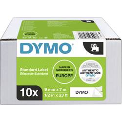 etikety sada 10 ks DYMO D1 2093096 polyester Barva pásky: bílá Barva písma:černá 9 mm 7 m
