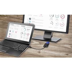 Renkforce HDMI / VGA kabelový adaptér Zástrčka HDMI-A, VGA pólové zásuvka 0.15 m černá RF-4531578 dvoužilový stíněný HDMI kabel