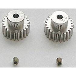 Tamiya 50357 náhradní díl hliníkový pastorek motoru 22/23 zubů M0,6/48dp