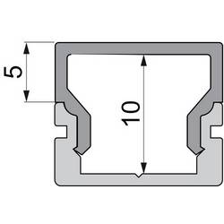 Deko Light 979082 Endkappe H-AU-01-08 Set 2 Stk, Schwarz koncová krytka profilu plast (d x š x v) 14 x 6 x 12 mm 1 ks