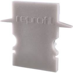 Deko Light 979141 Endkappe H-ET-02-08 Set 2 Stk, Grau koncová krytka profilu plast (d x š x v) 23 x 6 x 20 mm 1 ks