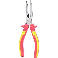 KS Tools 117.1121 ploché jehlové kleště nástrojová ocel 205 mm