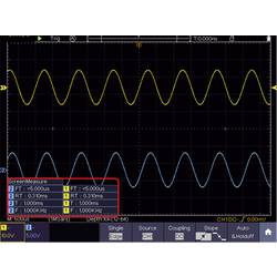 VOLTCRAFT DSO-5072H Ruční osciloskop 70 MHz, 2kanálový, 1 GSa/s, 40 Mpts, 8 Bit, s pamětí (DSO), ruční provedení, funkce multimetru, 1 ks, VC-11338050
