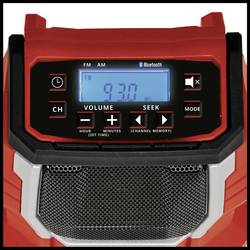 Einhell TC-RA 18 Li BT - Solo 3408017 odolné rádio, FM, Bluetooth, červená