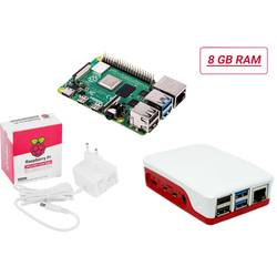 Raspberry Pi® Essentials Kit Raspberry Pi® 4 B , 4 x1.5 GHz, vč. napájecího zdroje, vč. pouzdra, Operační paměť 8 GB