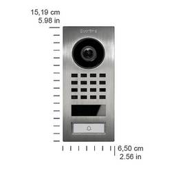 DoorBird D1101V Aufputz Wi-Fi, LAN domovní IP/video telefon venkovní jednotka, Nerezová ocel V2A (s práškovým nástřikem), 423866744