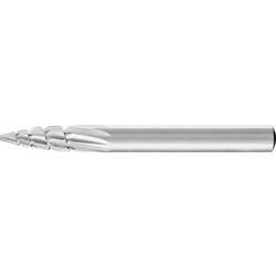 PFERD TOOLS 22440726 frézovací kolík , lomený oblouk, Délka 60 mm, Vnější Ø 6 mm, Pracovní délka 18 mm, Ø hřídele 6 mm
