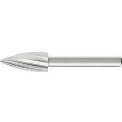 PFERD TOOLS 22441516 frézovací kolík , lomený oblouk, Délka 65 mm, Vnější Ø 12 mm, Pracovní délka 25 mm, Ø hřídele 6 mm