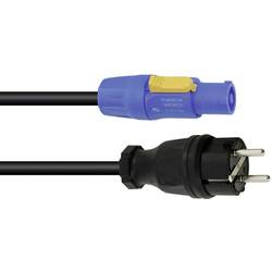PSSO H07RN-F napájecí kabel [1x zástrčka s ochranným kontaktem - 1x zástrčka PowerCon] 5 m černá