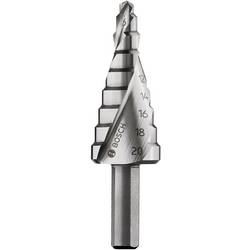 Bosch Accessories 2609255115 HSS stupňovitý vrták Celková délka 75 mm kuželový záhlubník 3 břitý 1 ks