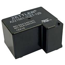 Zettler Electronics, AZ21501-1AET-24DF relé do DPS, monostabilní, 1 cívka, 30 V/DC, 300 V/AC, 50 A, 1 ks