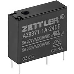 Zettler Electronics, AZ9371-1A-24DE relé do DPS, monostabilní, 1 cívka, 30 V/DC, 277 V/AC, 5 A, 1 ks