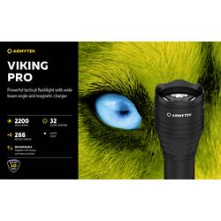 ArmyTek Viking Pro White F07701C LED kapesní svítilna napájeno akumulátorem 2050 lm 136 g