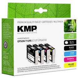 KMP Ink náhradní Epson T1291, T1292, T1293, T1294, T1295 kompatibilní kombinované balení černá, azurová, purppurová, žlutá E125V 1617,0050