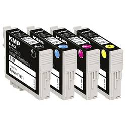 KMP Ink náhradní Epson T1291, T1292, T1293, T1294, T1295 kompatibilní kombinované balení černá, azurová, purppurová, žlutá E125V 1617,0050