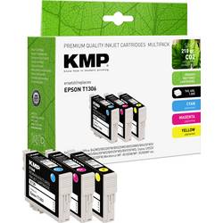 KMP Ink náhradní Epson T1302, T1303, T1304 kompatibilní kombinované balení azurová, purppurová, žlutá E130V 1618,4050