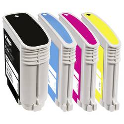KMP Ink kombinované balení kompatibilní náhradní HP 940XL, C2N93AE, C4906AE, C4907AE, C4908AE, C4909AE černá, azurová, purppurová, žlutá H71V 1715,4005