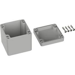 TRU COMPONENTS TC-9065496 Venkovní kryt 82 x 80 x 85 polykarbonát šedobílá (RAL 7035) 1 ks