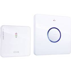 m-e modern-electronics 41094 bezdrátový zvonek kompletní sada akusticky aktivní