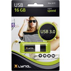 USB flash disk Xlyne Wave, 16 GB, USB 3.2 (Gen 1x1) , černá, bílá