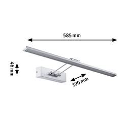 Paulmann Beam Sixty 99896 LED osvětlení obrázků 11 W teplá bílá niklová (kartáčovaná)