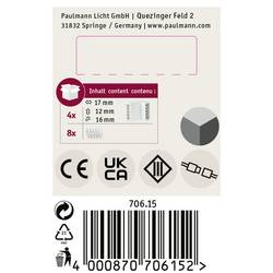 Paulmann 70615 Rohový konektor plast (d x š x v) 1.7 x 1.6 x 1.2 cm 4 ks