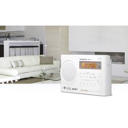 Sangean DPR-69+ DPR-69+-WH přenosné rádio, DAB+, FM, s USB nabíječkou, bílá