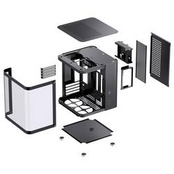 Jonsbo TK-1 2.0 Tempered Glass micro tower PC skříň černá