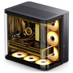 Jonsbo TK-2 2.0 Tempered Glass midi tower PC skříň černá