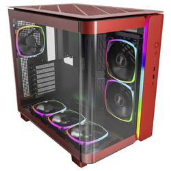 MONTECH KING 95 PRO Tempered Glass ARGB midi tower PC skříň červená