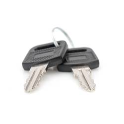 Digitus DN-KEY-WM 10 palec, 19 palec Klíč pro datové skříně černá, stříbrná