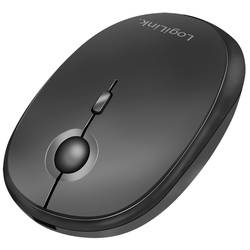 LogiLink ID0204 optická myš, přenos Bluetooth®, bezdrátový, 3 tlačítko, 1600 dpi, černá