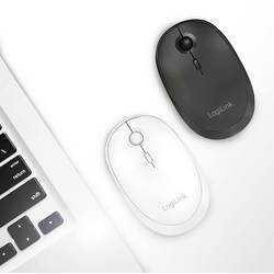 LogiLink ID0204 optická myš, přenos Bluetooth®, bezdrátový, 3 tlačítko, 1600 dpi, černá