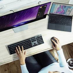LogiLink ID0204 optická myš, přenos Bluetooth®, bezdrátový, 3 tlačítko, 1600 dpi, černá