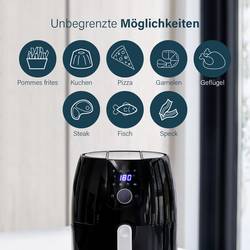 Princess Digital Aerofryer XXL horkovzdušná fritéza 4.5 l 1 500 W s displejem černá