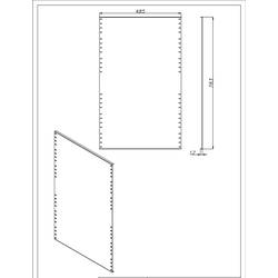 Fibox MPS 5384 Mounting plate (d x š) 783 mm x 485 mm ocelový plech 1 ks