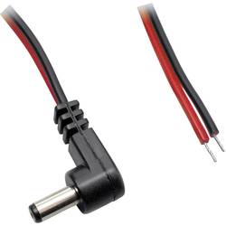 BKL Electronic 075114 nízkonapěťový připojovací kabel nízkonapěťová zástrčka - kabel s otevřenými konci 5.50 mm 2.50 mm 1.00 m 1 ks